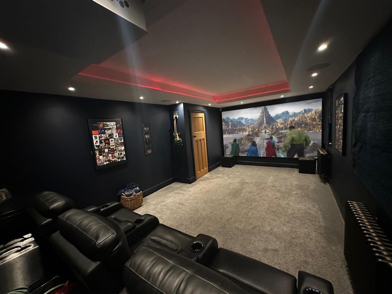 dedicated home cinema room