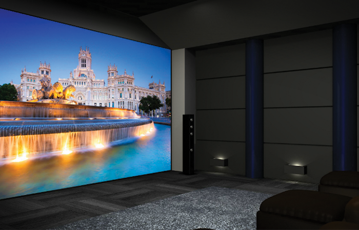 Sony's VPL-VW5000ES Home Cinema Projector in a dedicated cinema room
