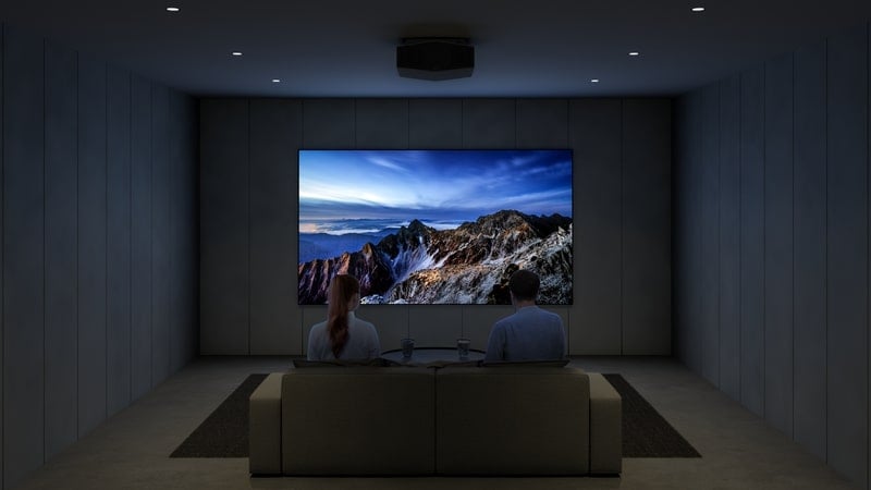 Sony  VPL-XW5000ES Home Cinema Projector in a living space