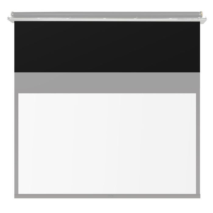 Extra black border for ceiling recessed screen