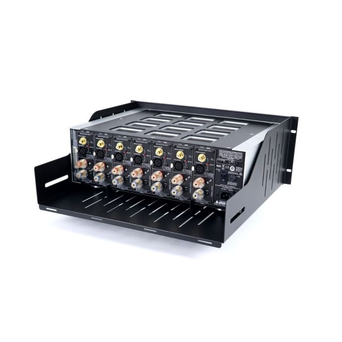 AV Rack Mount Shelf for M28 Seven Channel Power Amplifier back