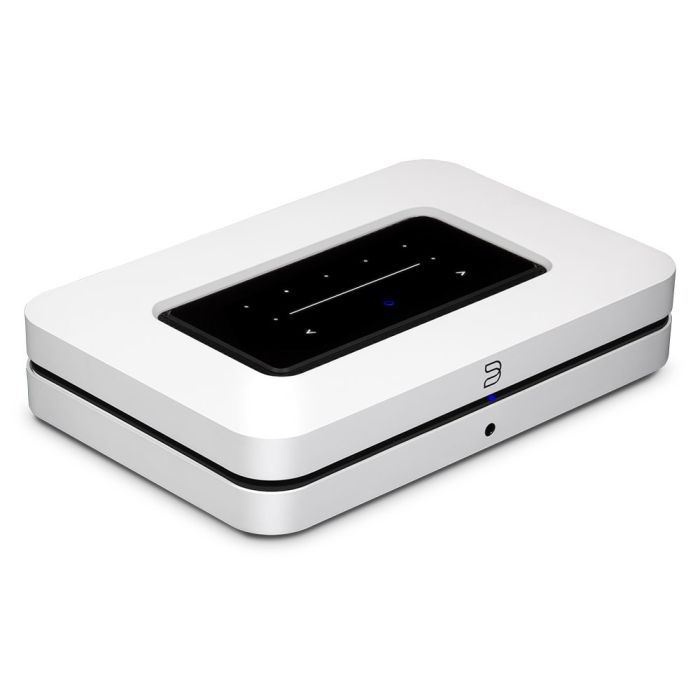 Bluesound Node Wireless Music Streamer White Angle