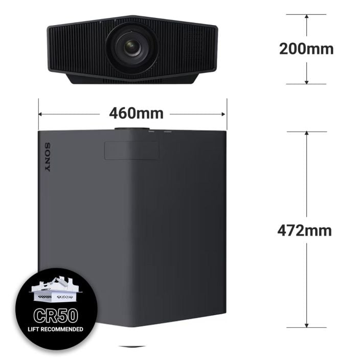 Sony BRAVIA 7 Projector Dimensions