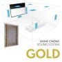 Gold invisible home cinema sound system