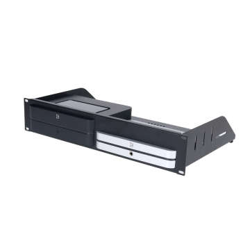 Pure Theatre 2U Rack Mount with Bluesound POWERNODE + Bluesound NODE X