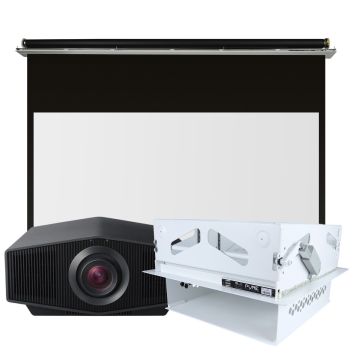 Gold home cinema projector package