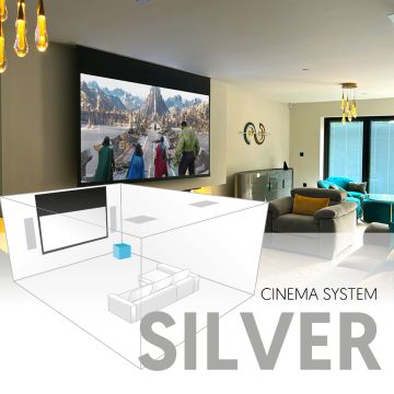Silver 5.1 Invisible Home Cinema System