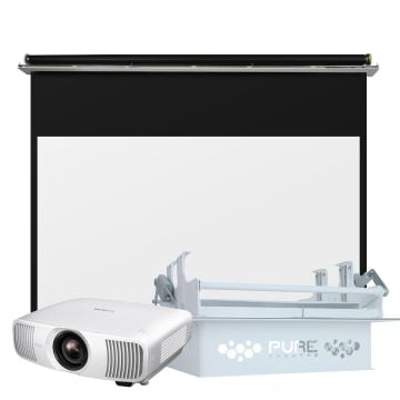Epson EH-LS11000W Projector + Projector Screen Package