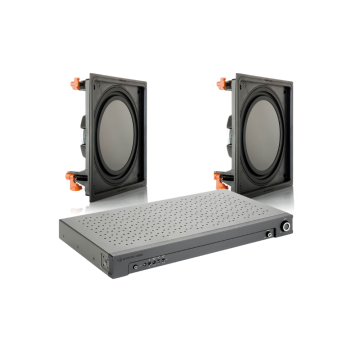EX-DEMO | 2x Monitor Audio IWS-10 In-Wall Subwoofer + IWA-250 Installation Amplifier Package