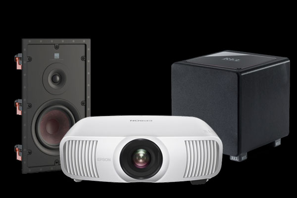 Projector subwoofer and speakers
