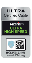 QED Performance Optical Ultra High Speed HDMI ultra high speed certificate 