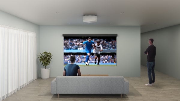 Sony's VPL-XW5000ES Home Cinema Projector in a living space