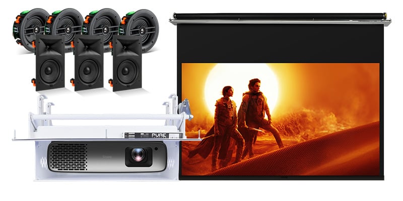 BenQ W4100i Complete home cinema package